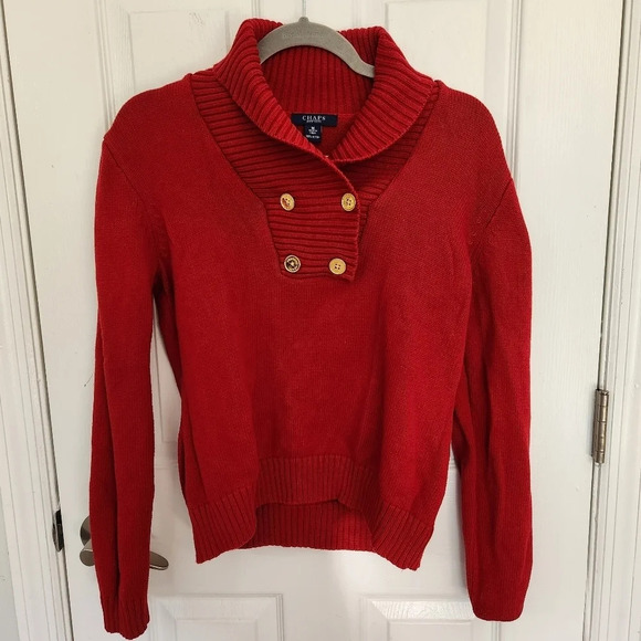 Chaps Sweaters - Chaps Red Knit Sweater